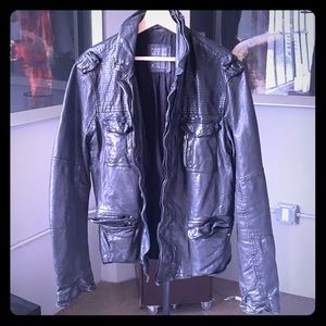 Black Men’s Leather Jacket